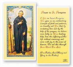  \"Prayer to St. Peregrine\" Laminated Prayer/Holy Card (25 pc) 