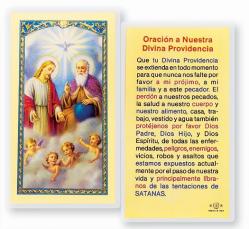  \"Oracion, A Nuestra Divina Providencia\" Laminated Prayer/Holy Card (25 pc) 
