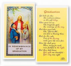 \"Graduation\" Laminated Prayer/Holy Card (25 pc) 