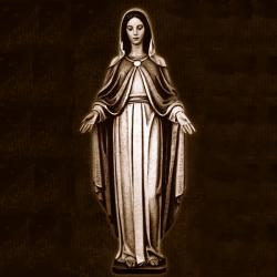  Our Lady of Grace Statue in Linden Wood, 36\" & 42\"H 