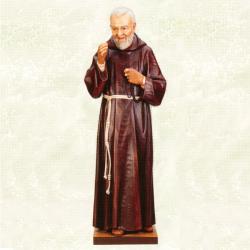  St. Padre Pio Statue in Linden Wood, 43\" - 72\"H 