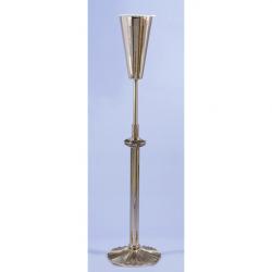  Combination Finish Bronze Enameled Adjustable Floor Flower Vase (A): 1936 Style - 44\" to 65\" Ht 
