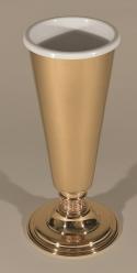  Combination Finish Bronze Altar Vase: 2034 Style - 13 3/8\" Ht 