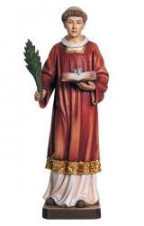  St. Stephen Statue in Maple or Linden Wood, 6.5\" - 71\"H 