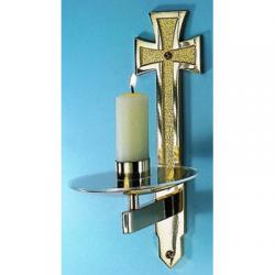  Consecration Candleholder | 3\" x 9\" | Bronze Or Brass | 1-1/2\" Socket 