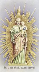  \"St. Joseph Du Mont-Royal\" Prayer/Holy Card (Paper/100) 