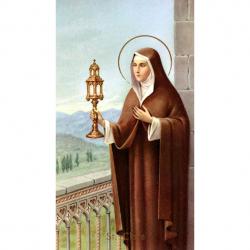  \"St. Clare\" Prayer/Holy Card (Paper/100) 