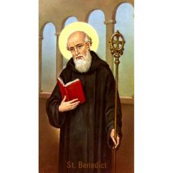  \"St. Benedict\" Prayer/Holy Card (Paper/100) 