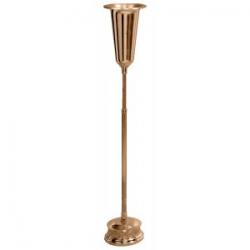 Standing Altar Vase | 12\" | Bronze Or Brass | Adjustable | Round Base 