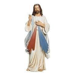  Divine Mercy Statue in a Resin/Stone Mix, 25\"H 