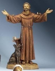  \"Saint Francis of Assisi\" Statue for Church or Home 