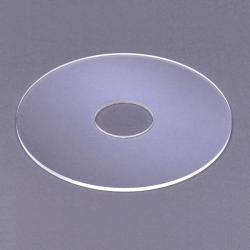 Standard Acrylic Plexiglass Bobeche Wax Protector (5 7/8\", 6\", 6 1/4\" Hole Dia) 