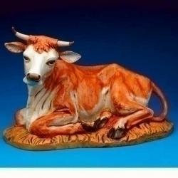  \"Seated Ox\" Figure for Christmas Nativity 