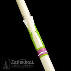  Easter Glory Paschal Candle #11, 3 x 48 