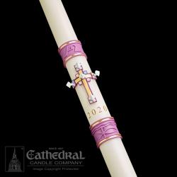  Jubilation Paschal Candle #4sp, 2-1/16 x 36 