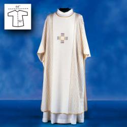  Crosses Chasuble/Dalmatic in Linea Style Fabric 