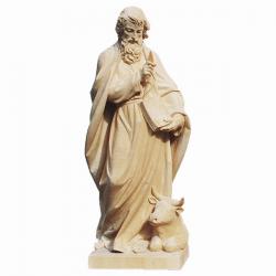  St. Luke the Apostle/Evangelist Statue in Linden Wood, 8\" - 24\"H 