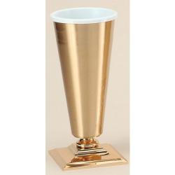  Combination Finish Bronze Altar Vase (A): 9035 Style - 14.5\" Ht 