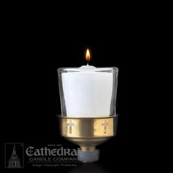 Brass Votive Glass Adapter Only for 10-15 Hour Candles 