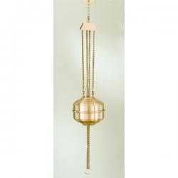  Satin or High Polish Finish Hanging Sanctuary Lamp Counterweight 