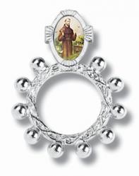  ST. FRANCIS ROSARY RING (10 PK) 