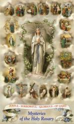  \"Mysteries of the Rosary\" Prayer/Holy Card (Paper/100) 