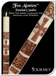  Journey Paschal Candle 3\" x 36\" 
