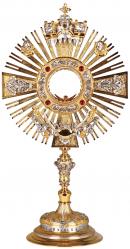  Monstrance/Ostensorium - Silver/Gold Plated 