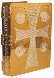  Book of Gospels Cover - 4 Evangelists - Gold Plated 