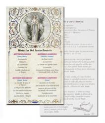  MYSTERIES OF THE ROSARY HOLY CARD-SPANISH (Paper/100) 