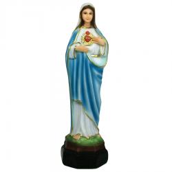  Immaculate Heart of Mary Statue in Crushed Stone, 16\"H 