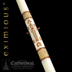  The \"Luke 24\" Eximious Paschal Candle - 2-1/2 x 60 - #10 