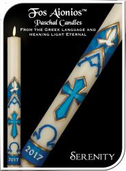  Serenity Paschal Candle 3\" x 48\" 