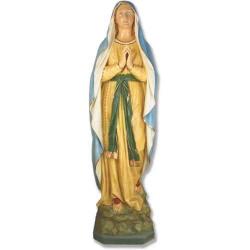  Our Lady of Lourdes Statue in Fiberglass, 71\"H 