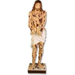  Scourged Christ Statue in Fiberglass, 60\"H 