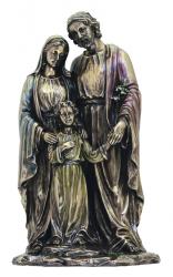  Holy Family Statue - Cold Cast Bronze, 5\" x 10\"H 