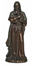  Good Shepherd Statue - Cold-Cast Bronze, 6\"H 