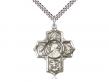  Sacred Heart 5-Way Neck Medal/Pendant Only 