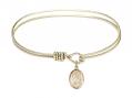  Saint Isidore of Seville Charm Bangle Bracelet 