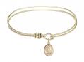  Saint Bonaventure Charm Bangle Bracelet 