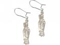  Sterling Silver St. Patrick Dangle Earrings 