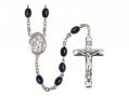  St. Gabriel the Archangel Centre Rosary w/Black Onyx Beads 