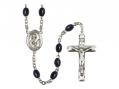  St. Paul the Apostle Centre Rosary w/Black Onyx Beads 