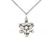  Chastity Neck Medal/Pendant w/Crystal Stone Only For April 