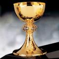  Two-Tone Hammered Chalice Only 