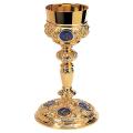  4 Evangelists Chalice & Scale Paten w/Ring 