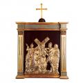  Wood Frame Polychrome Finish Stations/Way of the Cross 