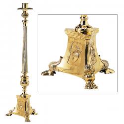  Deep Relief Symbols Paschal Candlestick - Small 
