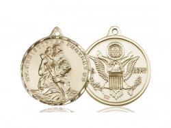  St. Christopher/Army Neck Medal/Pendant Only 