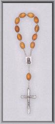  OLIVE WOOD ONE DECADE ROSARY 